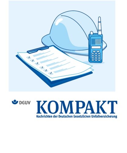 Umschlag der Zeitschrift DGUV Kompakt